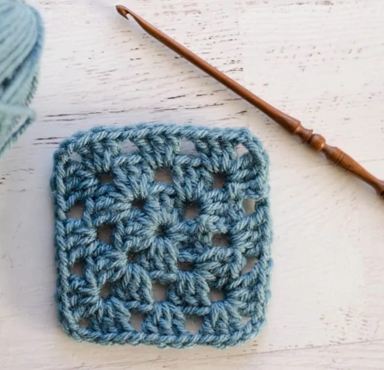 Classic Three Round Granny Square
